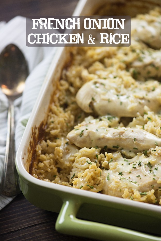 Creamy French Onion Chicken and Rice Casserole | Wesley K Facemier | Copy Me That