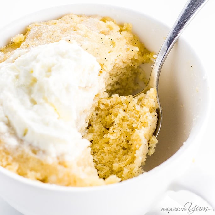 Vanilla Mug Cake Recipe (Paleo, Low Carb, Gluten-Free ...