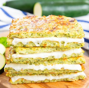 Zucchini Crusted Grilled Cheese Sandwiches | Jennifer Ferdinand ...